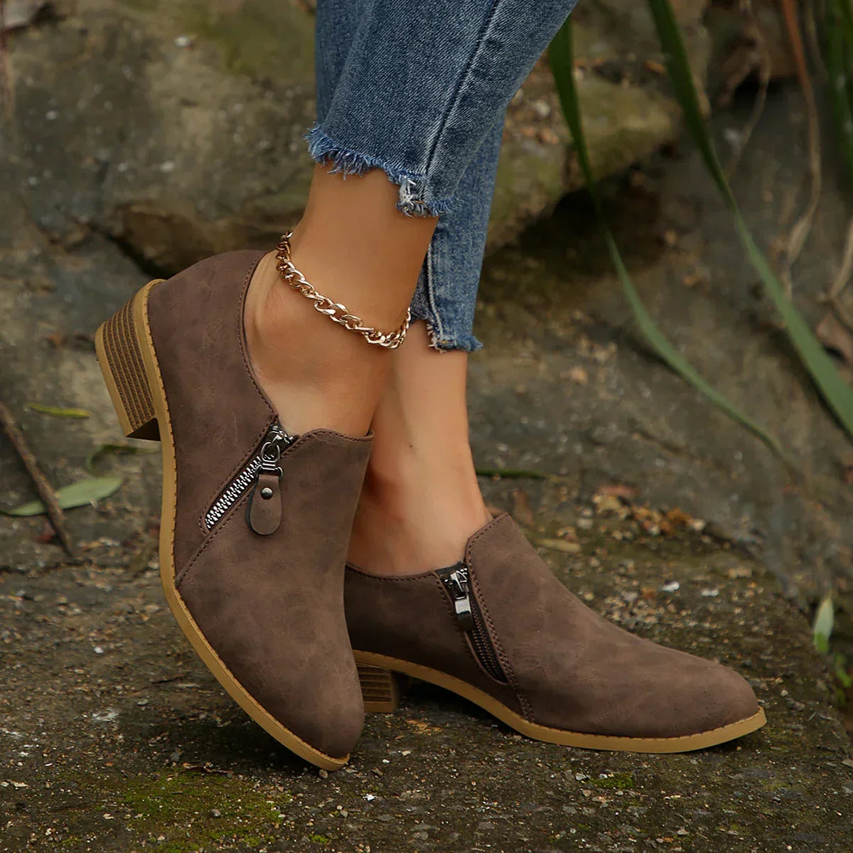 Maia™ | SleekShield Reißverschluss-Ankle Boots