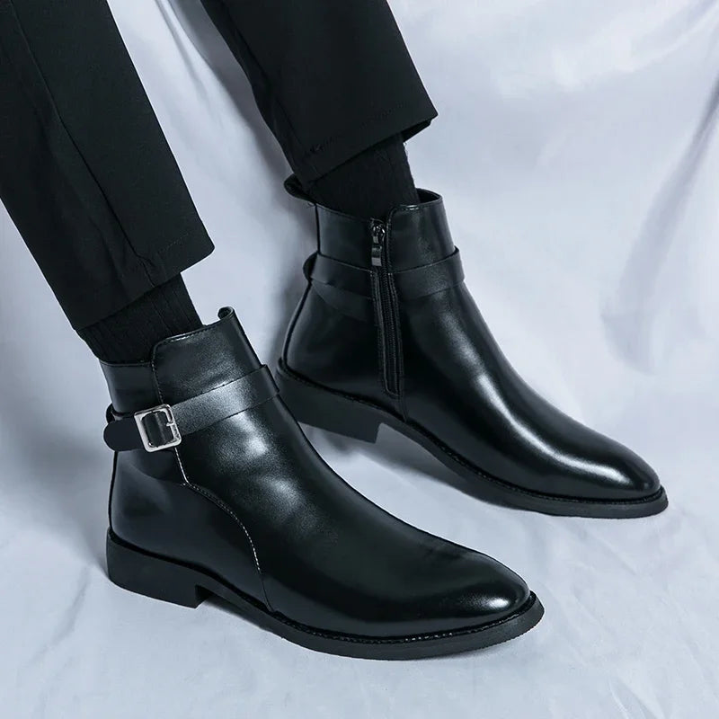 Sergio - Echtleder Chelsea Boots