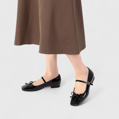 Rozalina | Orthopädische Ballerinas mit quadrater Zehenform