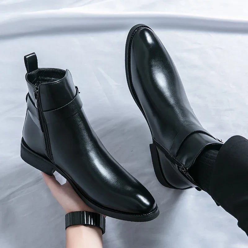 Sergio - Echtleder Chelsea Boots
