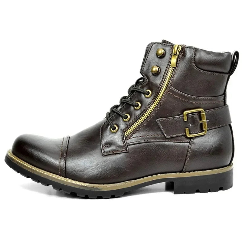 Damon | Leder Schnürstiefel