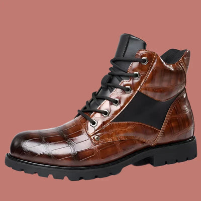 Rendell | Leder Croco Stiefel