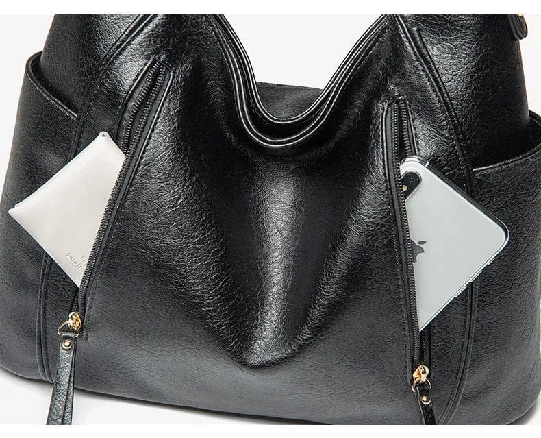Lina - Luxuriöse Lederhandtasche