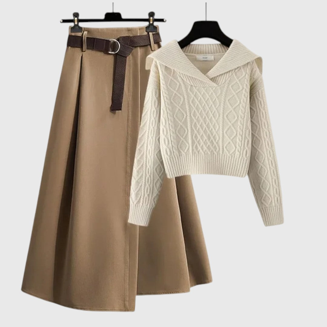 Judith - Vintage Stil Pullover & Rock Set