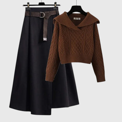 Judith - Vintage Stil Pullover & Rock Set