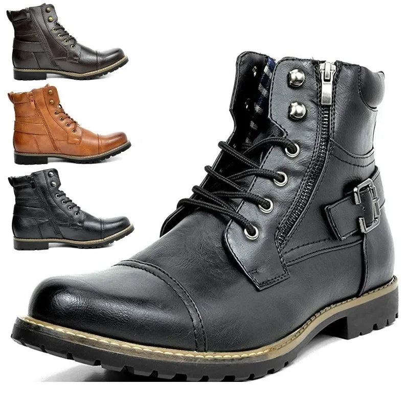 Damon | Leder Schnürstiefel