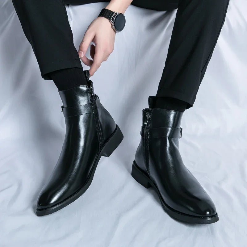 Sergio - Echtleder Chelsea Boots