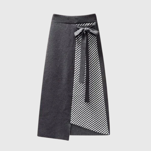 Ismelda - Damen Gemütliches Gestreiftes Strickset