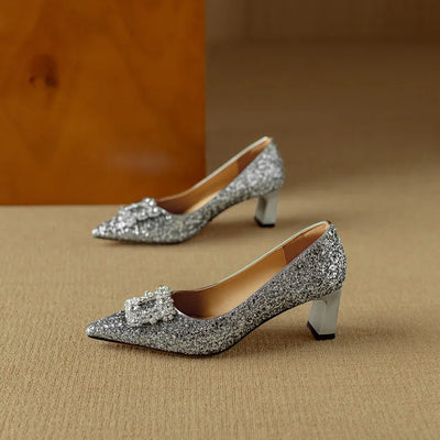 Gloria - Glitter Mary Janes