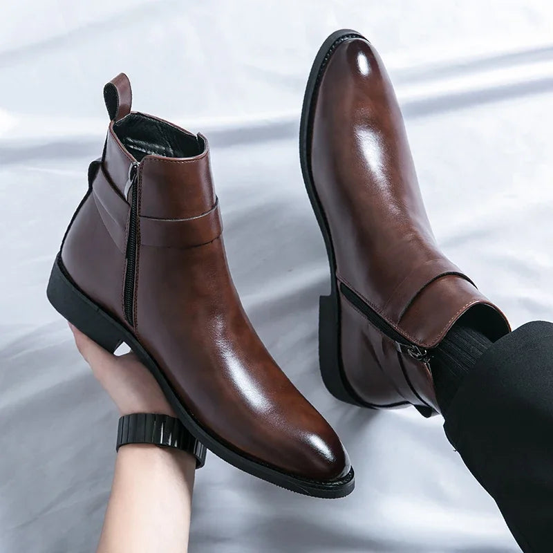 Sergio - Echtleder Chelsea Boots