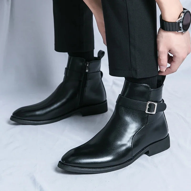 Sergio - Echtleder Chelsea Boots