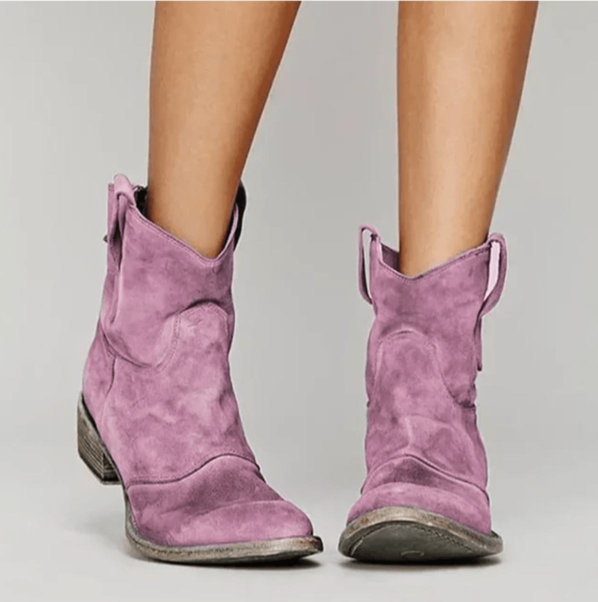 Roselle Wildleder Westernstiefel