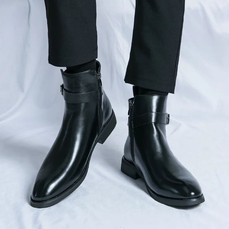 Sergio - Echtleder Chelsea Boots