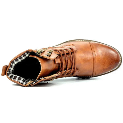 Damon | Leder Schnürstiefel