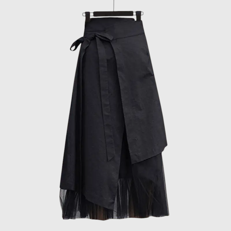 Laarni - Korean Chic Zweiteiliges Rock-Set