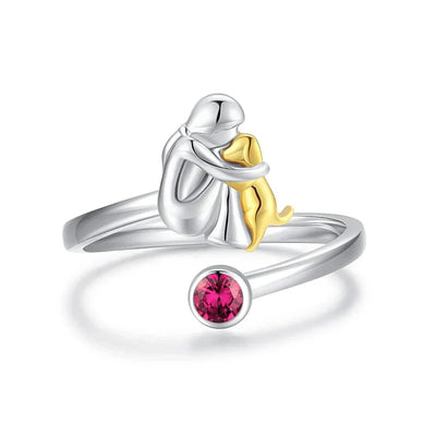 Sienna - Ring mit Hundesymbol - 1+1 Gratis