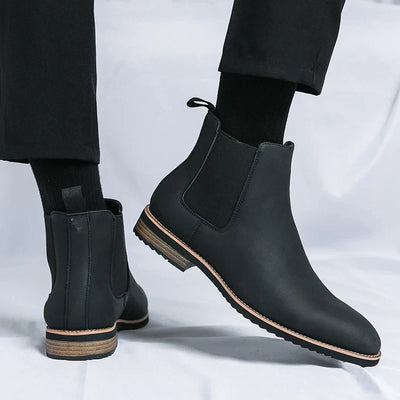 Cosmo | Leder Chelsea-Stiefel
