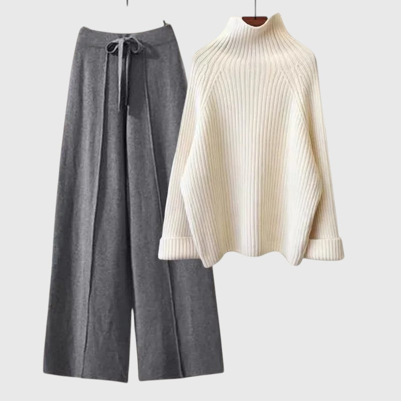 Doris - Strickpullover und Hose Set