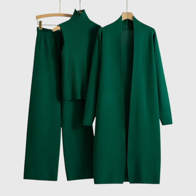 Milda - Damen 3-teiliges Set aus Pullover und Hose