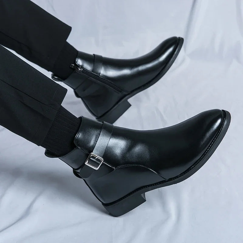 Sergio - Echtleder Chelsea Boots