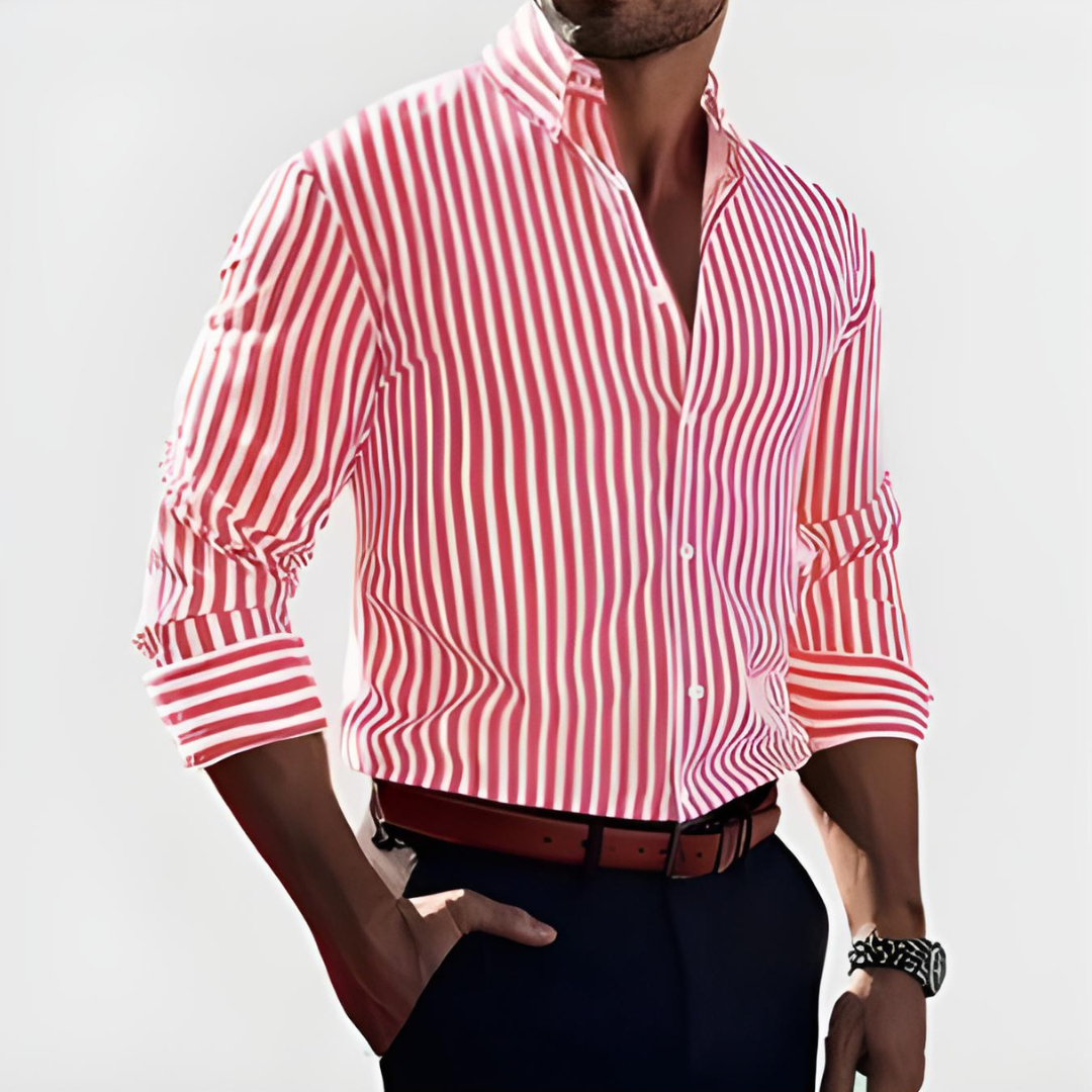 GIORGIO™ | Elegantes Gestreiftes Hemd