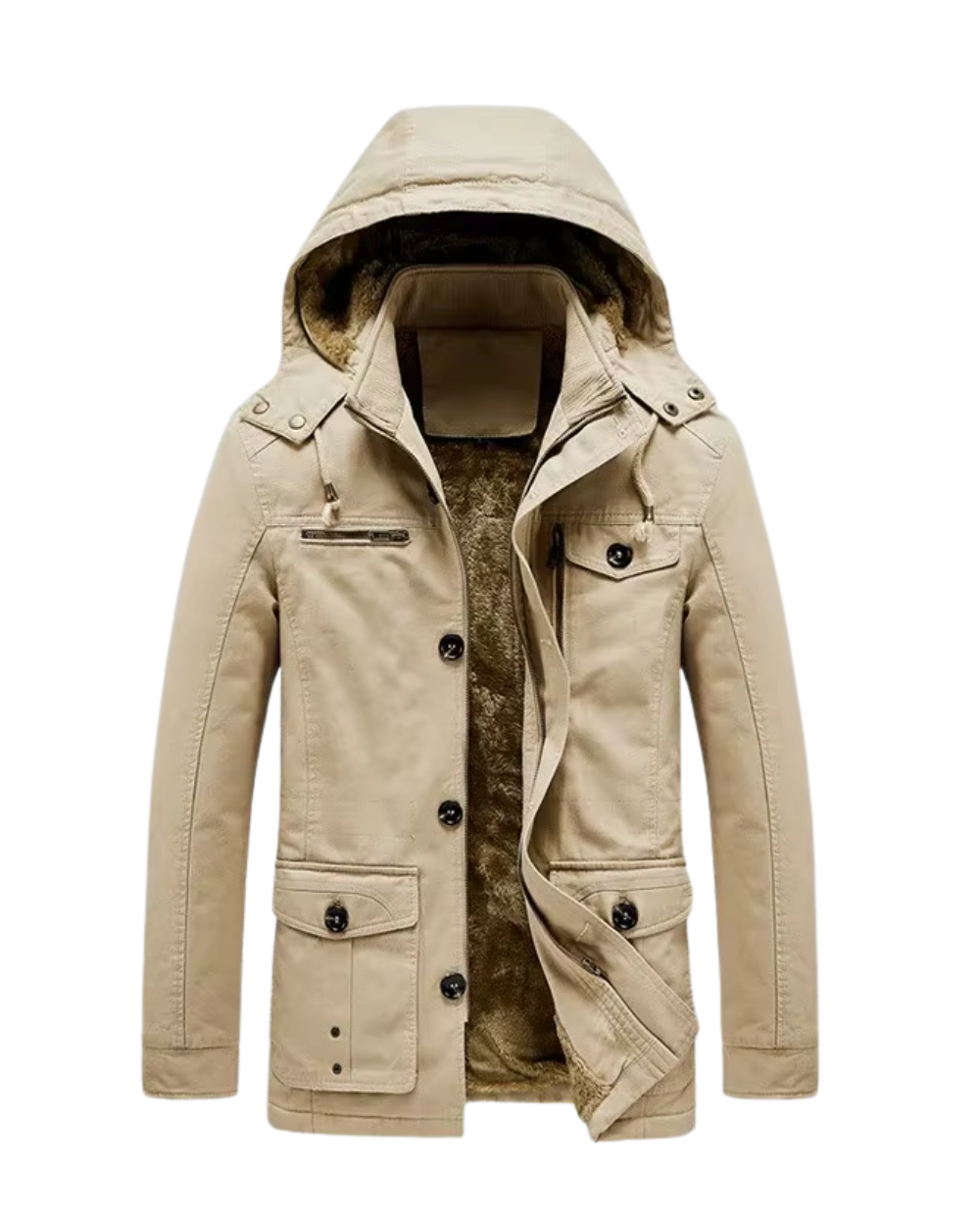 Elegante Premium-Winterjacke mit Fütterung