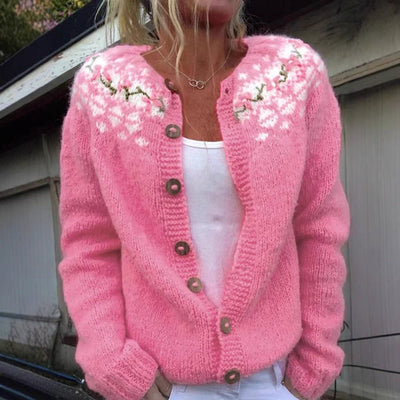 Vivian | Vintage Isländische Strickjacke