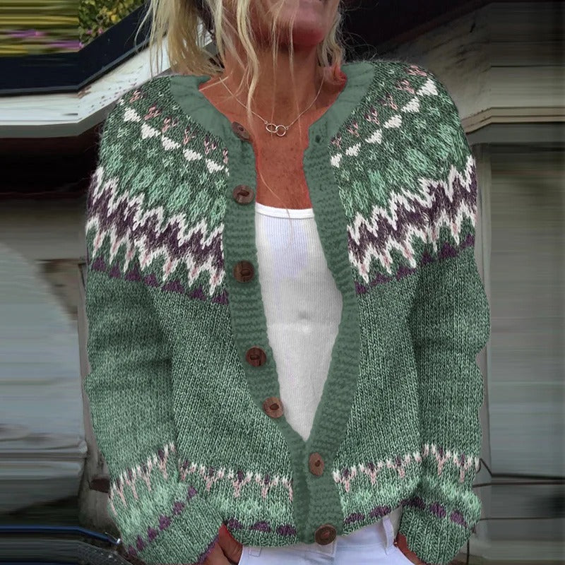 Delilah | Vintage Isländische Strickjacke