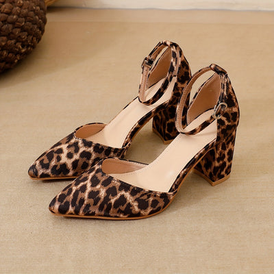 Sabrina – Leoparden-Chic Blockabsätze