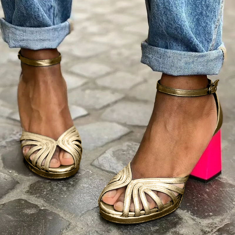Soise™ | Klassische Sandalen mit Knöchelriemen und Offener Zehe