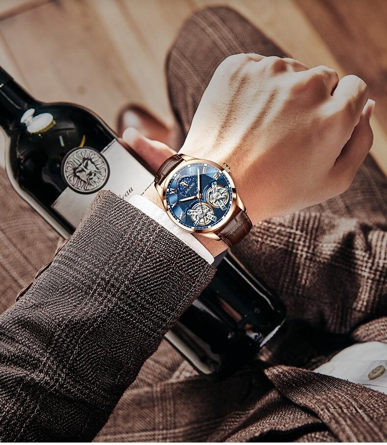 Tourbillon Design™ Geschäftliches Mechanisches Uhr™ - Olsen & Olsen