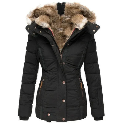 Sophie – Warmer Wintermantel mit Fellfutter
