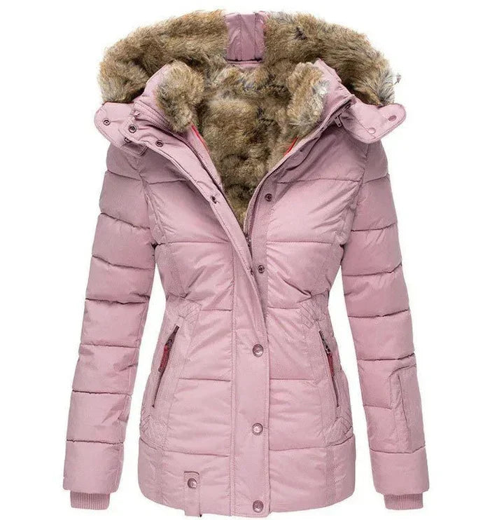 Sophie – Warmer Wintermantel mit Fellfutter
