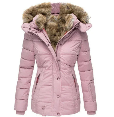 Sophie – Warmer Wintermantel mit Fellfutter