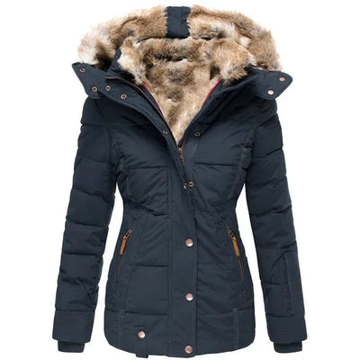Sophie – Warmer Wintermantel mit Fellfutter