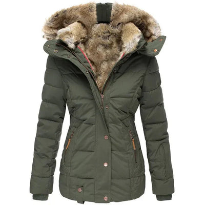 Sophie – Warmer Wintermantel mit Fellfutter