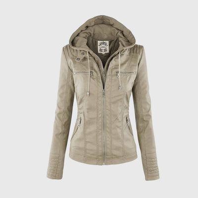 KAROLINE™ Stilvoller und einzigartiger Lederjacke