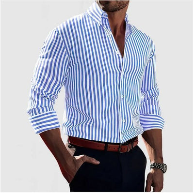 GIORGIO™ | Elegantes Gestreiftes Hemd