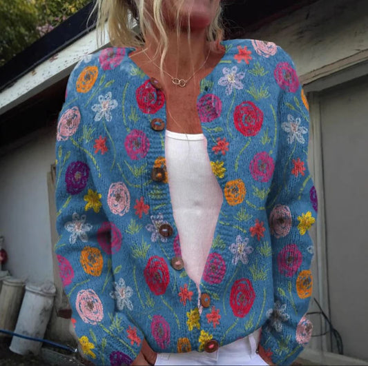 Laura | Weste mit Print