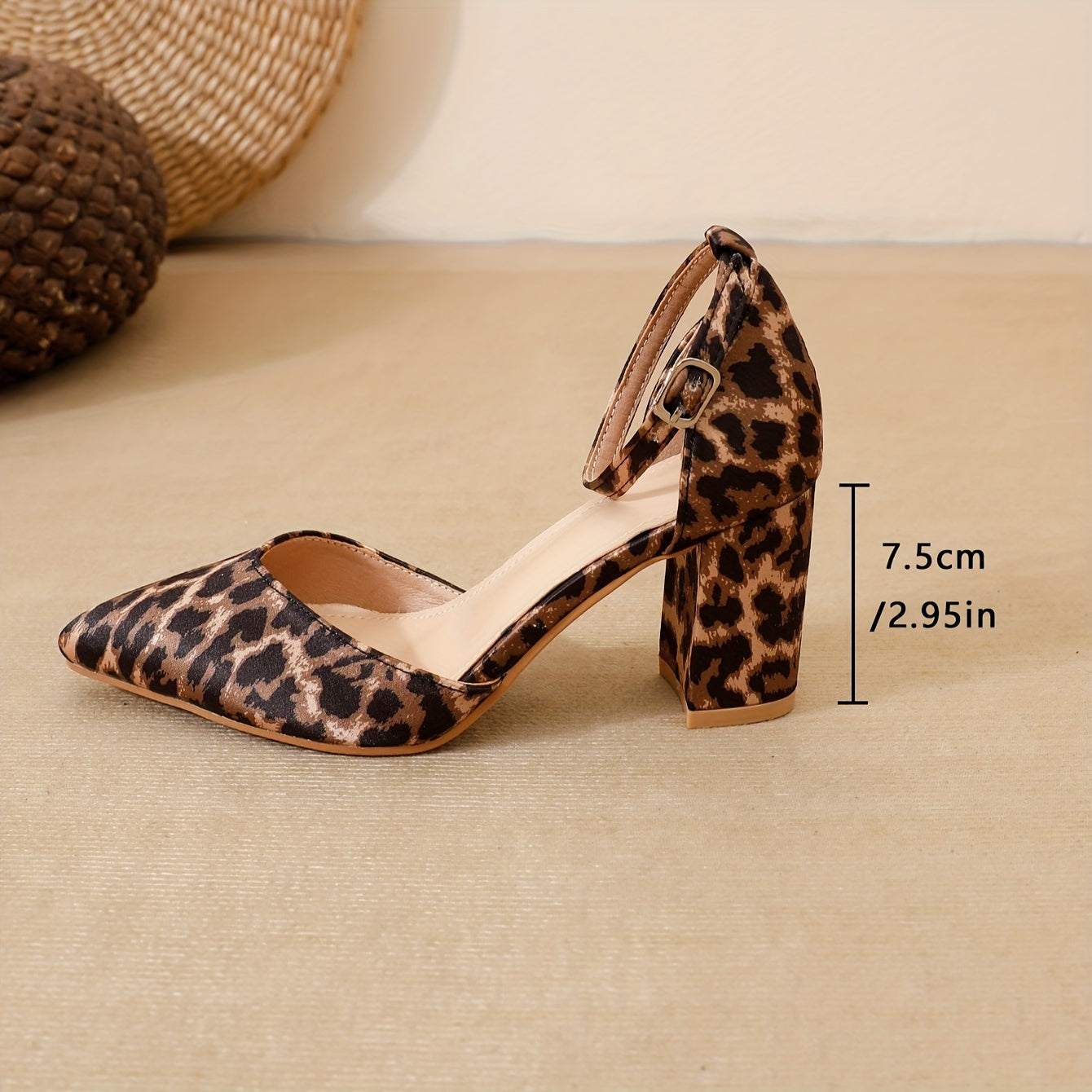 Sabrina – Leoparden-Chic Blockabsätze