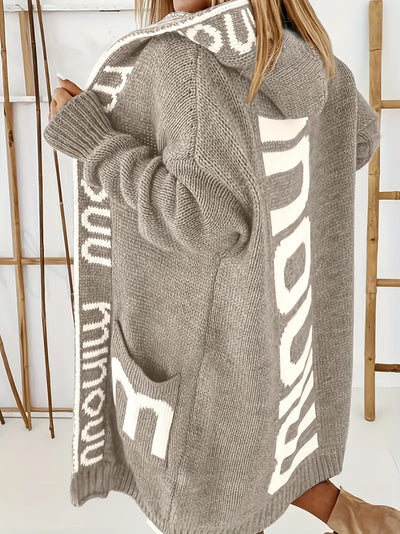 Anna - Eleganter Langer Cardigan