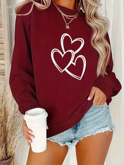 Herz der Liebe Pullover | Gemeinsam gegen Brustkrebs
