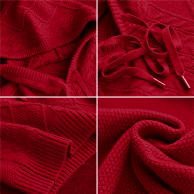 Leonie | Jacquard Kapuzenpullover