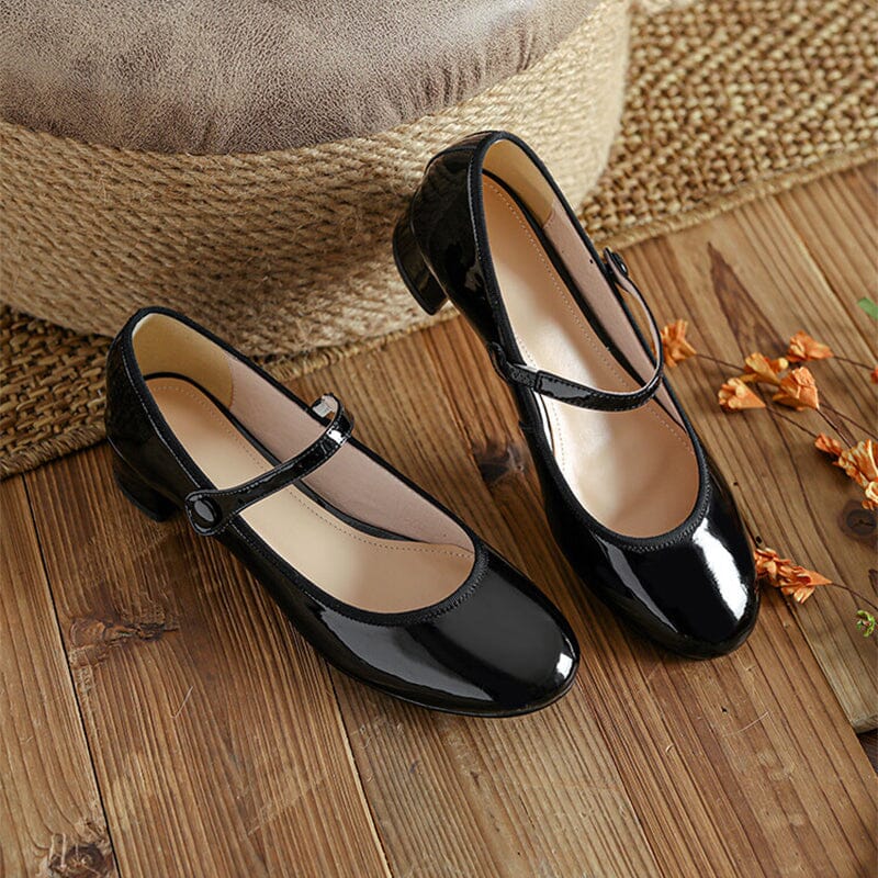 Lisa | Livy Leder Mary Janes