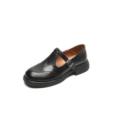 Adrena - Bequeme Leder Mary Janes