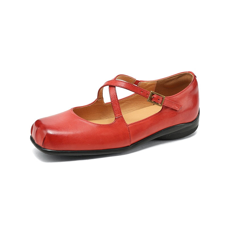 Edith - Leder Mary Janes