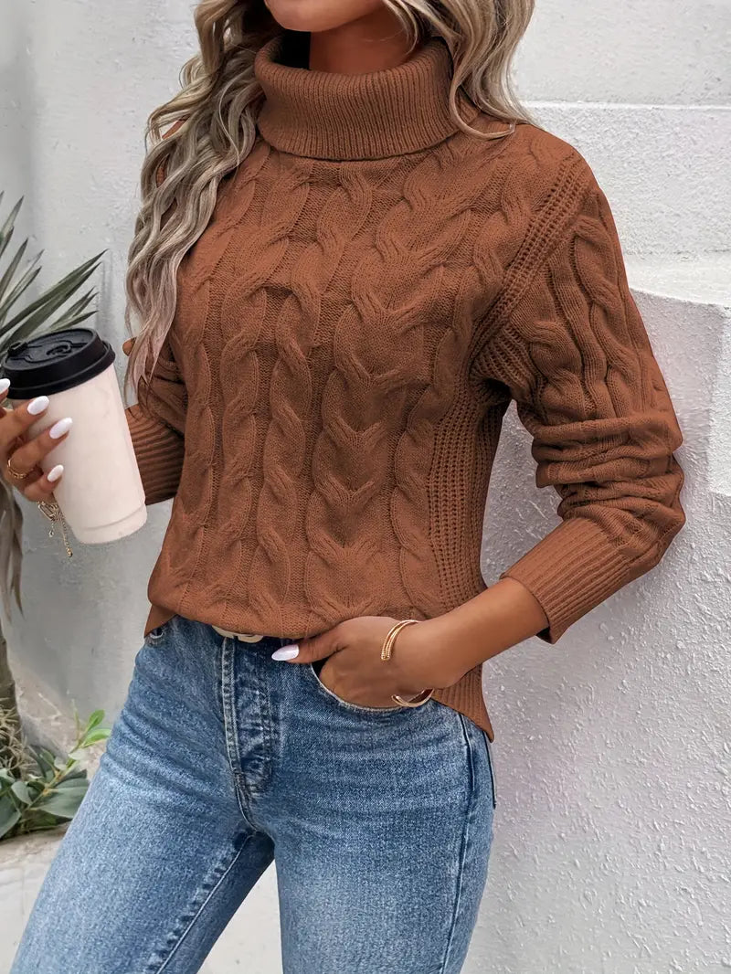 Vicky™ Pullover - Gemütliches Kabelstrickdesign für den zeitlosen Stil der Frauen