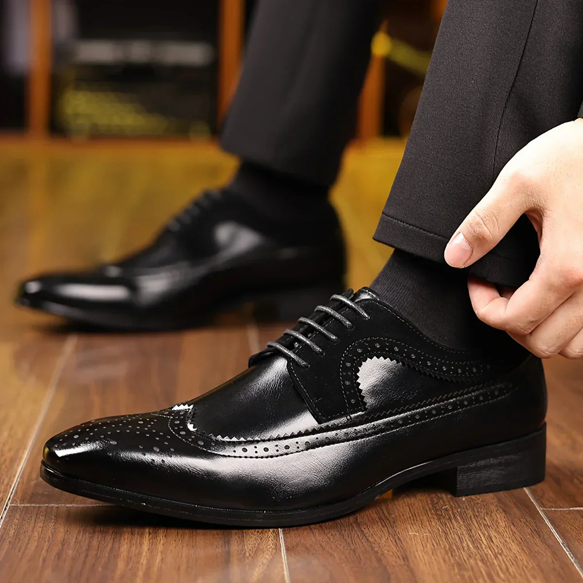 Alexander - Prescott Leder Schnürschuhe