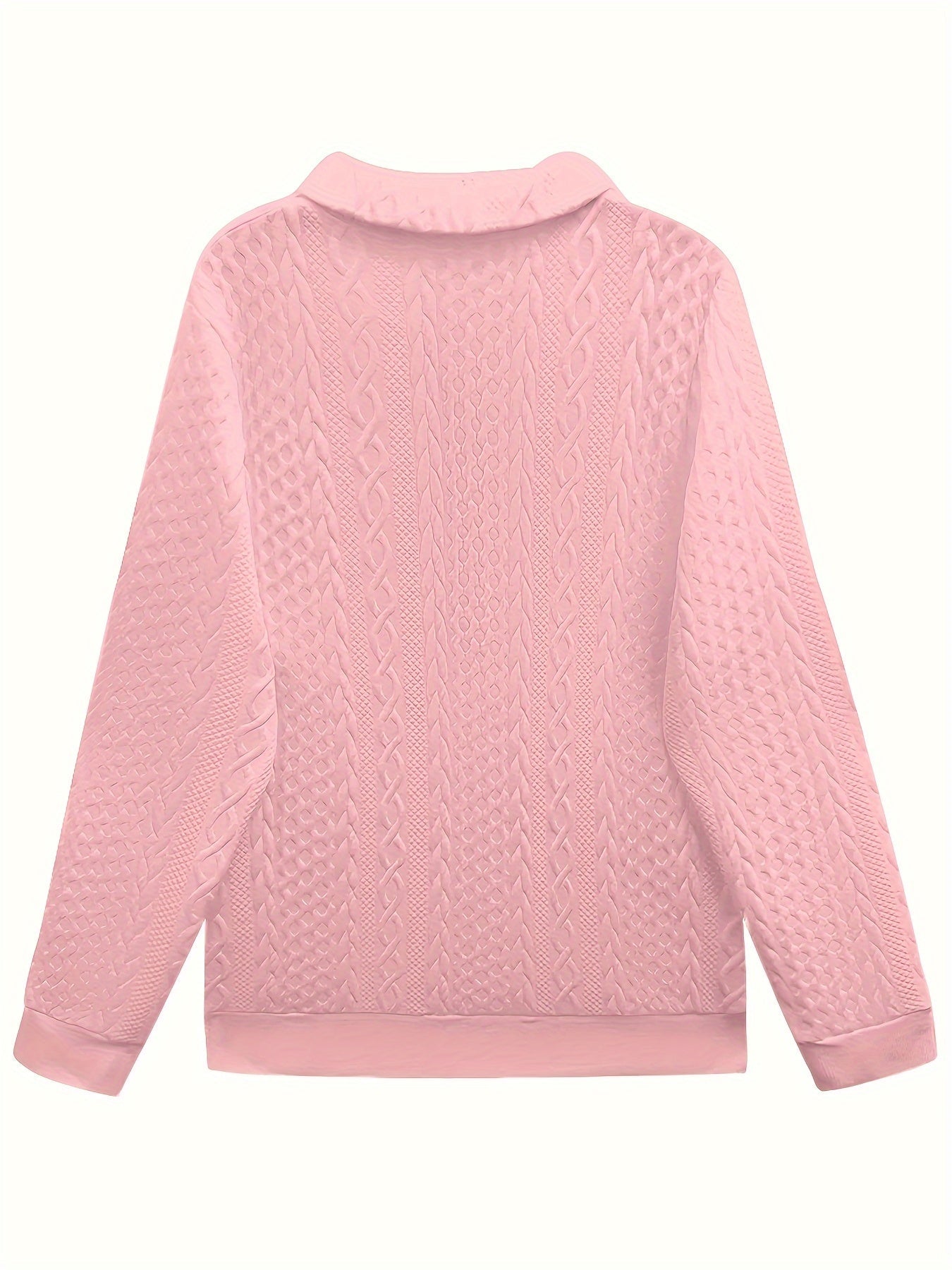 Sofie – Elegantes Sweatshirt mit langen Ärmeln und Reißverschlusstaschen