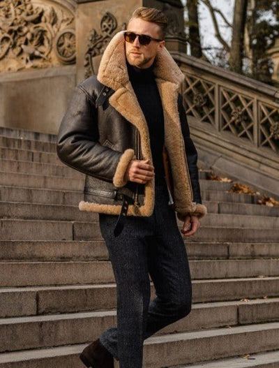 Sav | Warme Cegane Lederjacke